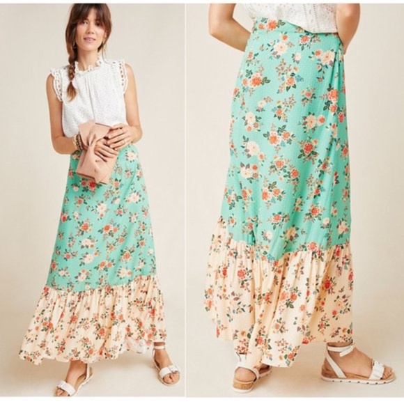Anthropologie Dresses & Skirts - Anthropologie Farm Rio Marcia Maxi Skirt